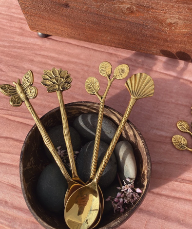 Small Brass Spoons